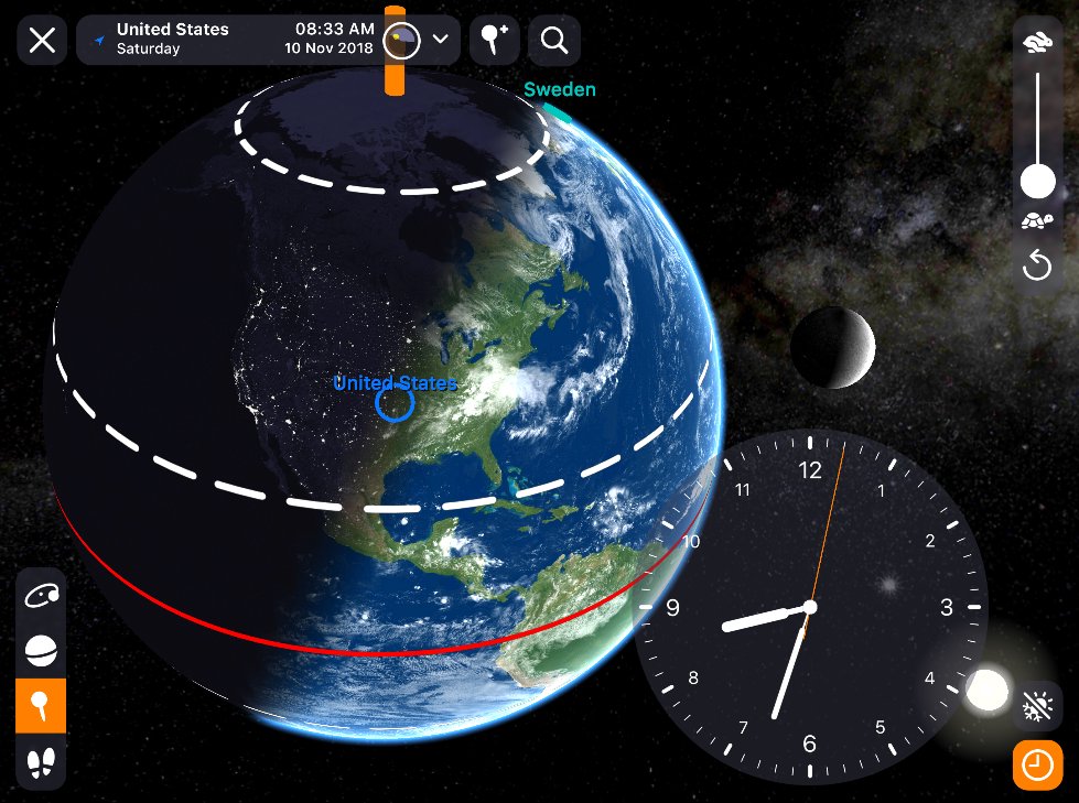 Space & Time app - sandbox mode